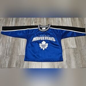 NHL Toronto Maple Leafs Blue Black Kids Jersey